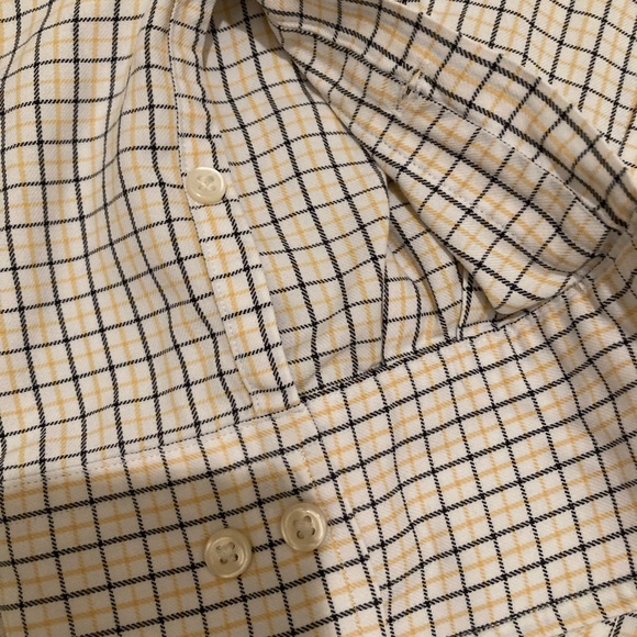 Polo Ralph Lauren Men’s Long Sleeve Button Up Sz 17 34-35 Regent Fit Yellow - Picture 4 of 4